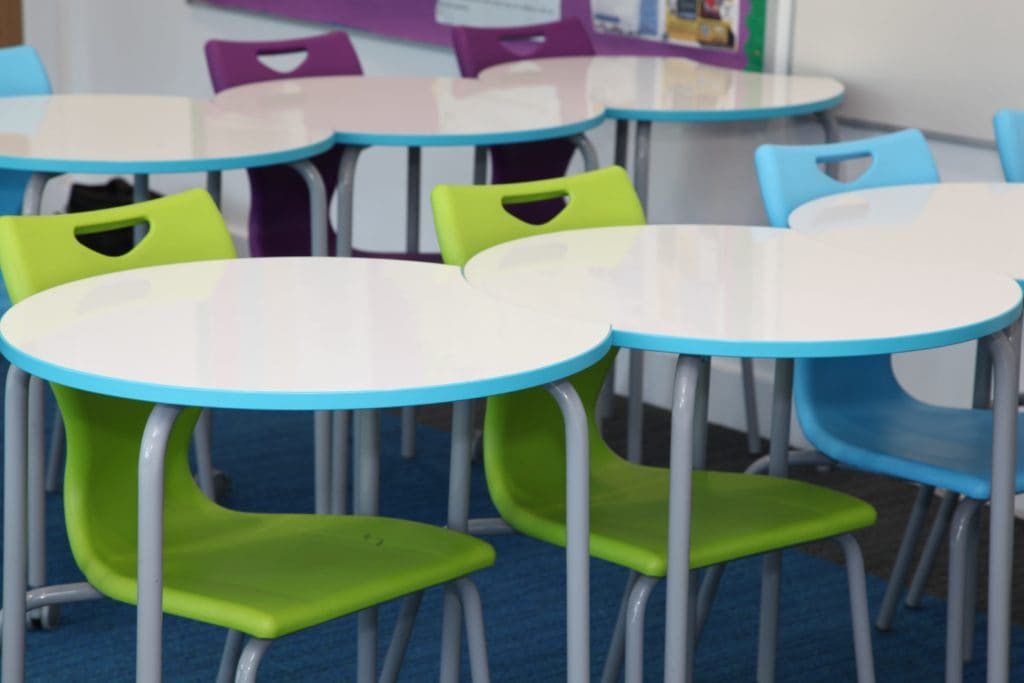 Epsom College desks chairs classroom furniture